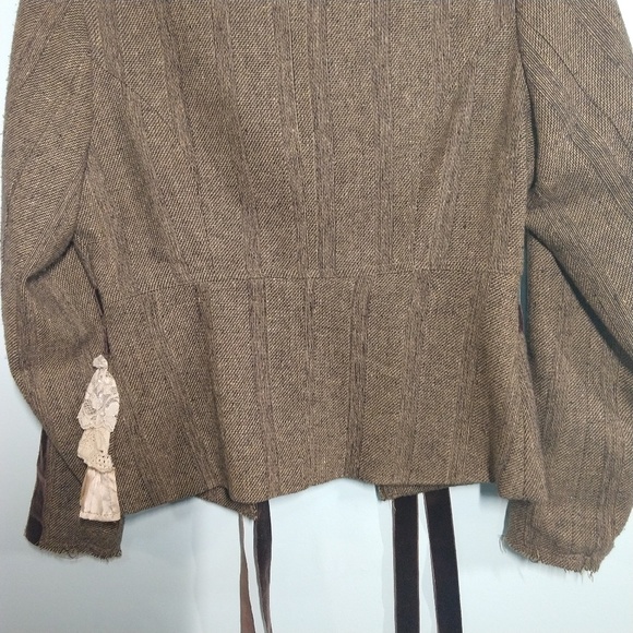 Zoe D Tweed Blazer Vintage Details - Picture 4 of 7